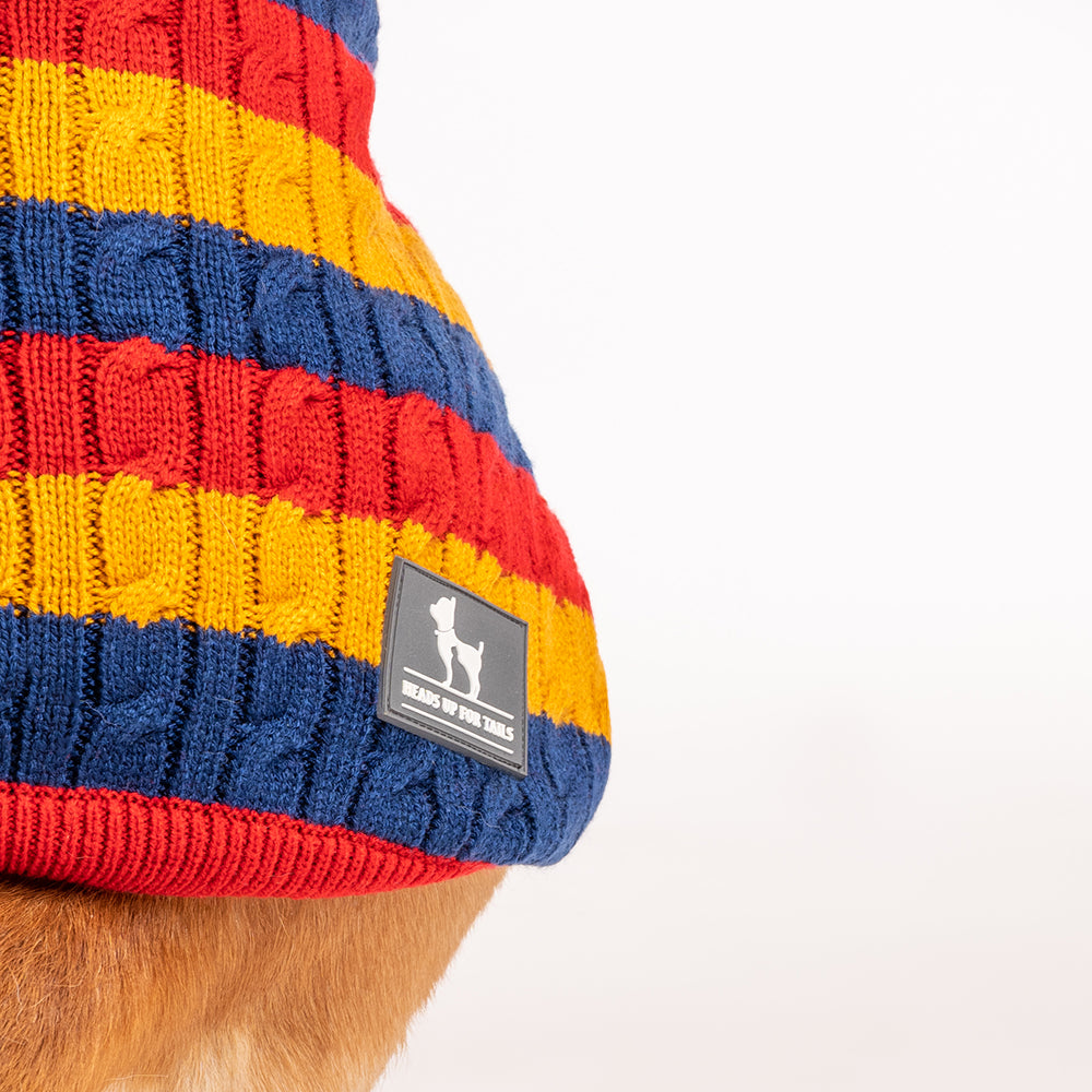 HUFT Classic Stripe Pet Sweater - Multi - Heads Up For Tails
