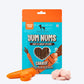 HUFT Yum Nums Soft & Chewy Sticks Carrot With Real Chicken Treat For Dogs - 75 g - Heads Up For Tails