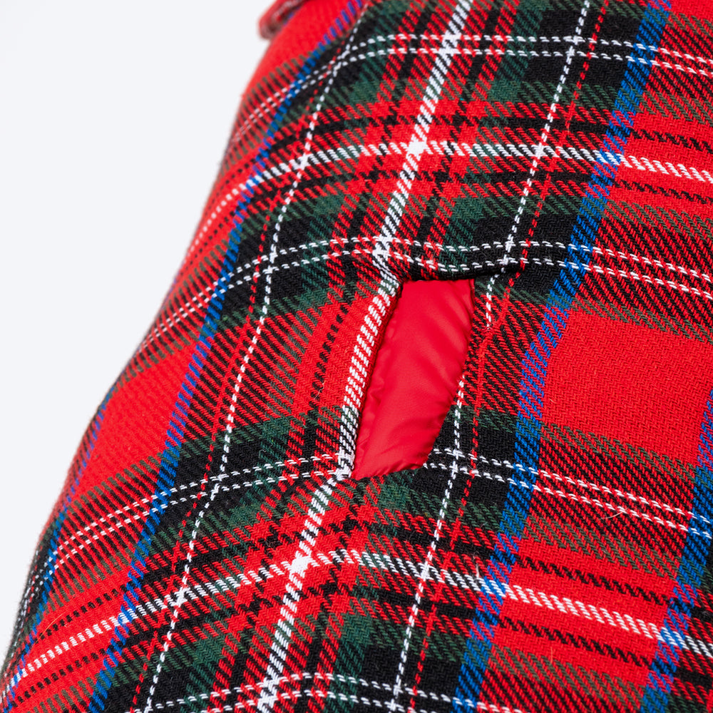 HUFT Wintersong Reversible Dog Jacket - Red - Heads Up For Tails