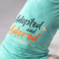HUFT Adopted And Adored T-shirt For Dog - Light Blue - Heads Up For Tails