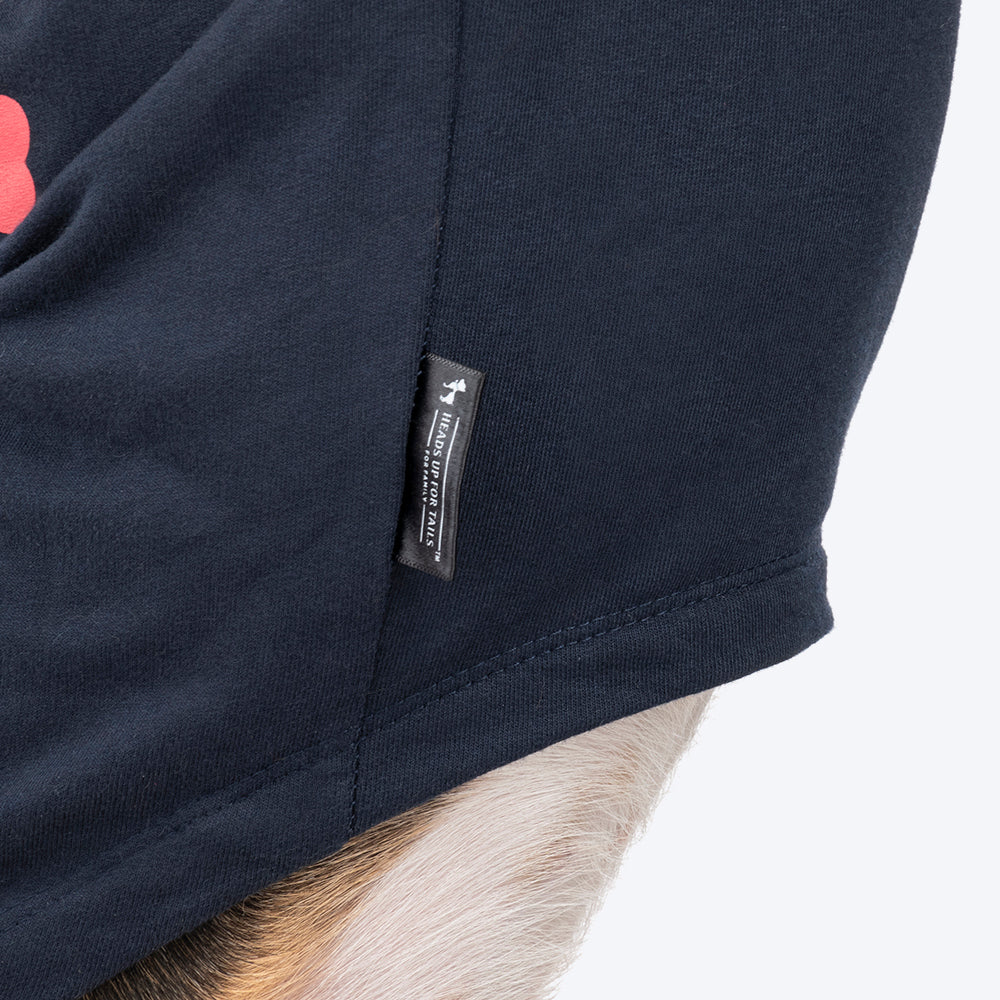 HUFT Fleece Dog Sweatshirt - Navy - Heads Up For Tails