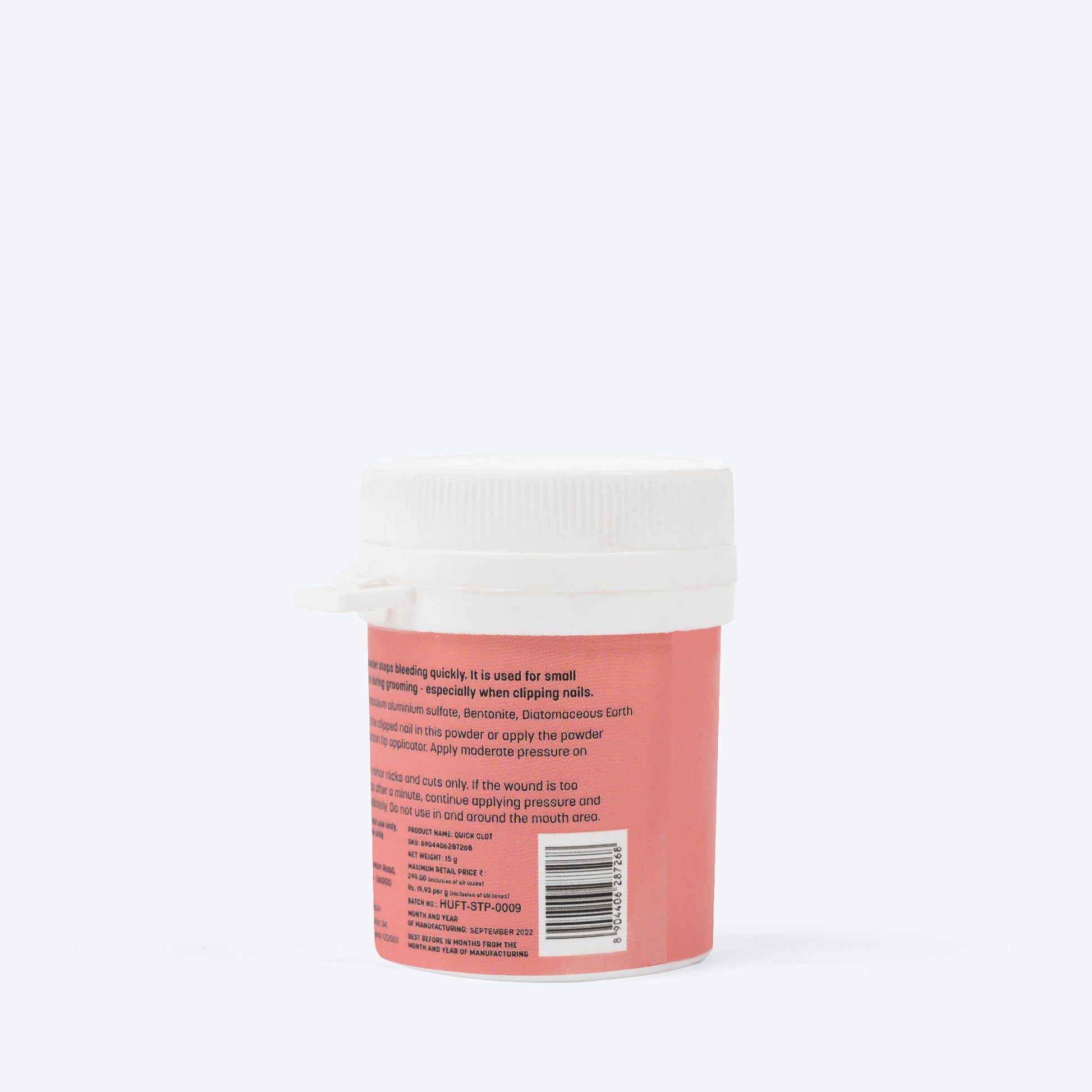 HUFT Quick Clot Powder For Pets - Heads Up For Tails