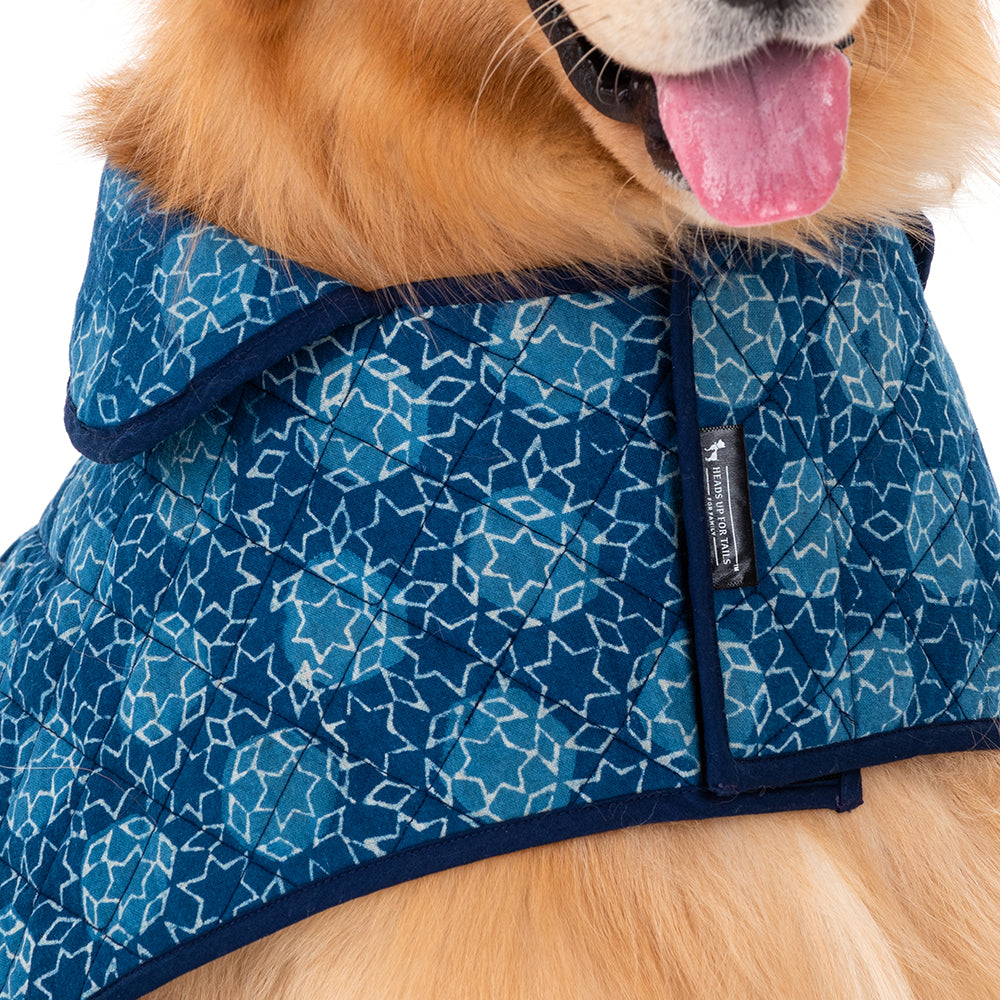 HUFT The Indian Collective Tara Sitara Indigo Dog Jacket - Heads Up For Tails