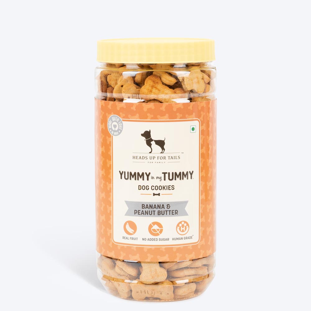 HUFT YIMT Banana And Peanut Butter Dog Biscuits - Heads Up For Tails