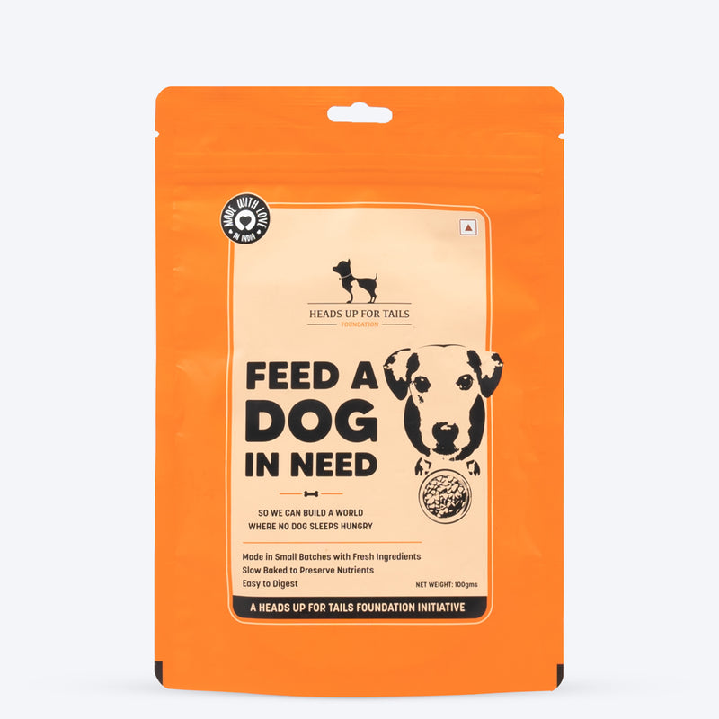 HUFT Feed a Dog In Need Dog Food Pack - 100 g - Heads Up For Tails