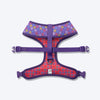 Dash Dog Circle Double Harness - Violet & Red - Heads Up For Tails