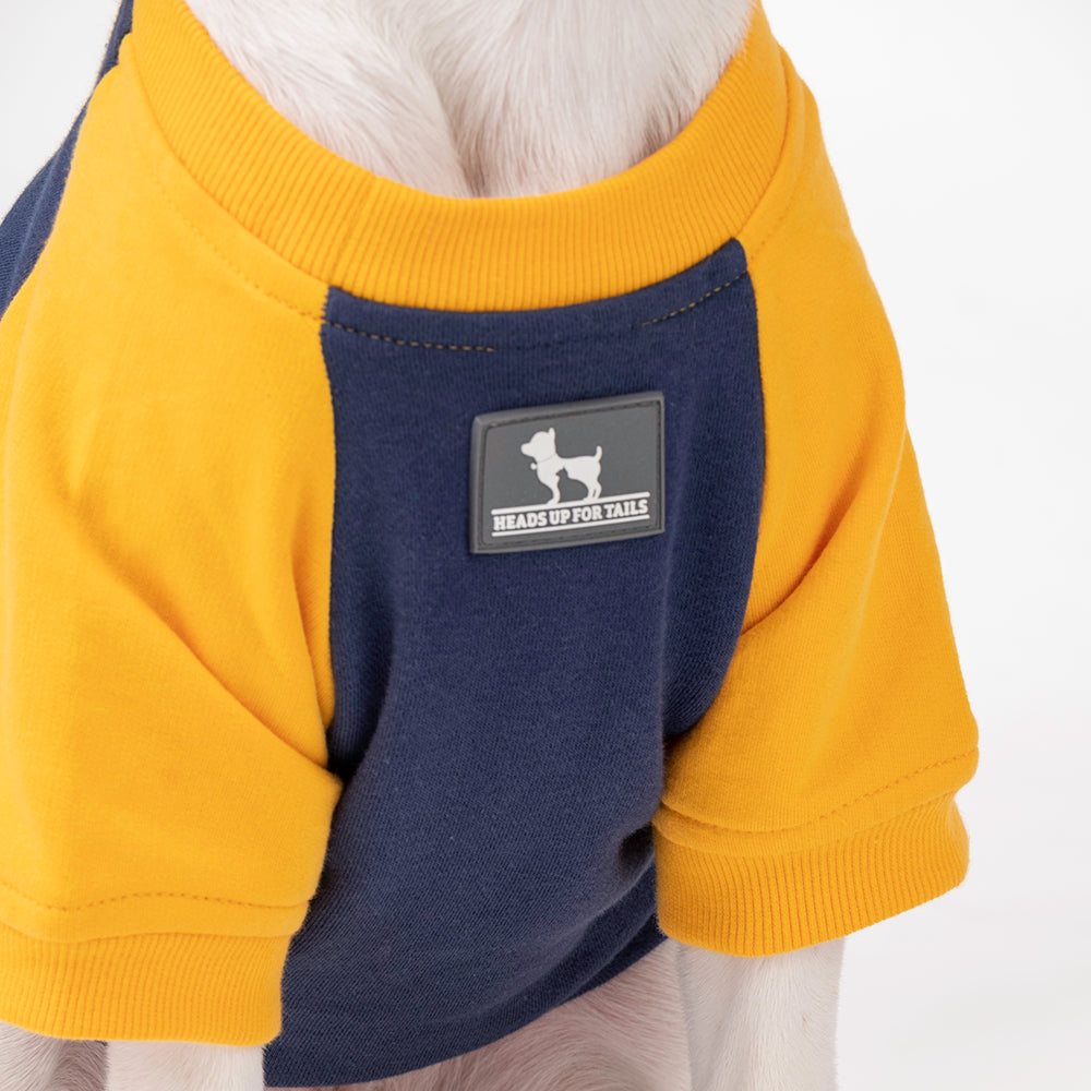 HUFT Less Talkie More Walkie Pet Sweatshirt - Navy - Heads Up For Tails