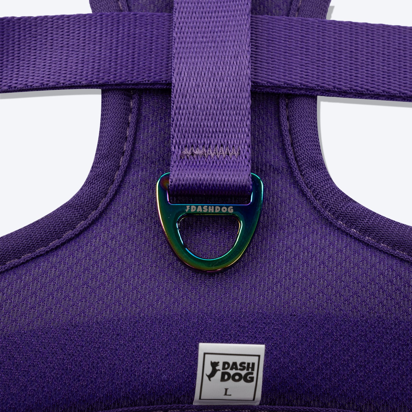Dash Dog Flow Easy Walk Harness - Aqua Blue & Pink - Heads Up For Tails