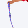 Dash Dog Circle Printed Leash - Violet & Red - Heads Up For Tails