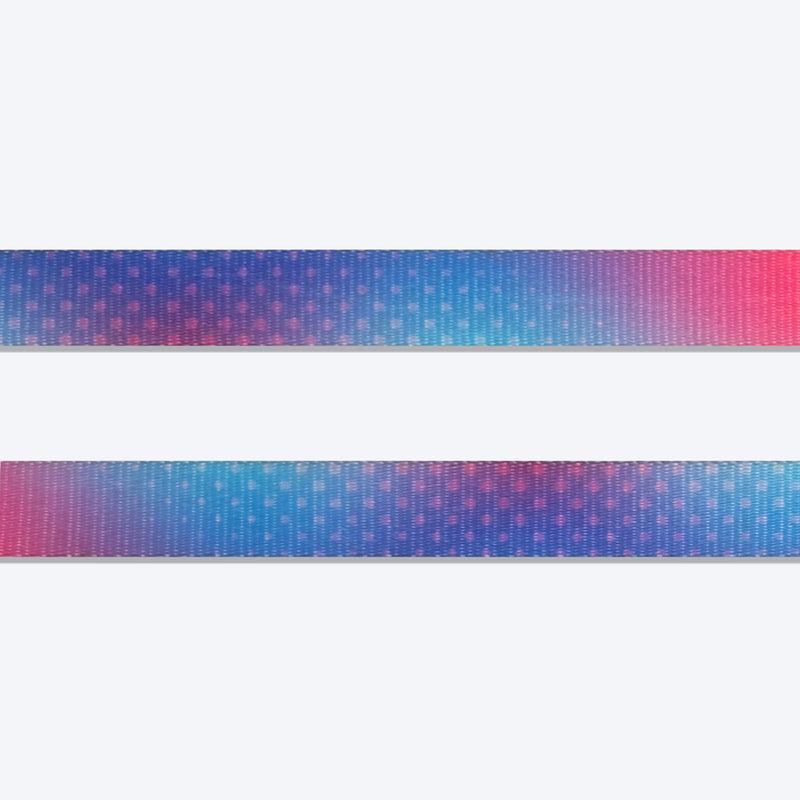 Dash Dog Flow Printed Leash - Pink & Aqua Blue - Heads Up For Tails