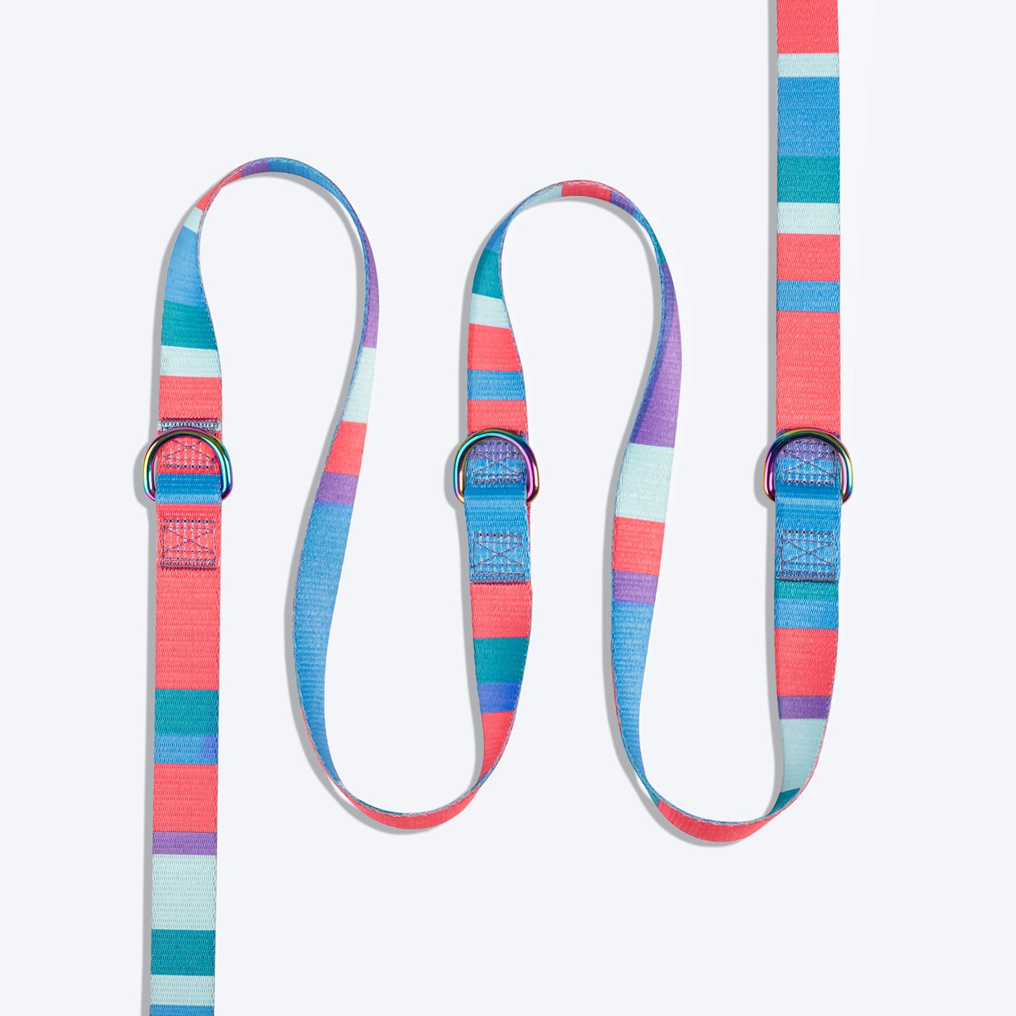 Dash Dog Vertical Pace 6 Way Leash - Multi Colour - Heads Up For Tails
