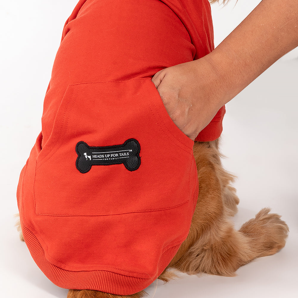 HUFT Sweatshirt for Dogs - Rust - Heads Up For Tails