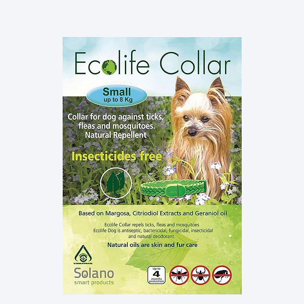 Ecolife Tick & Flea Collar for Small Dogs (Up to 8 kg)-1