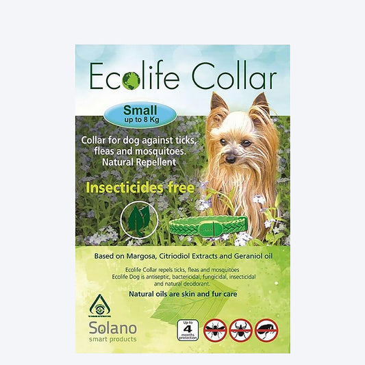 Ecolife Tick & Flea Collar for Small Dogs (Up to 8 kg)-1