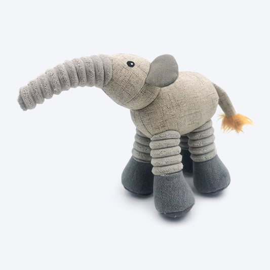 Nutrapet The Docile Elephant Dog Toy - Heads Up For Tails