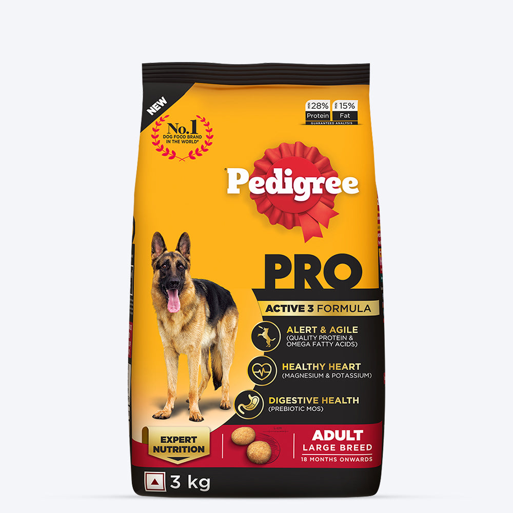 Pedigree Professional Active Adult Dry Dog Food - Heads Up For Tails