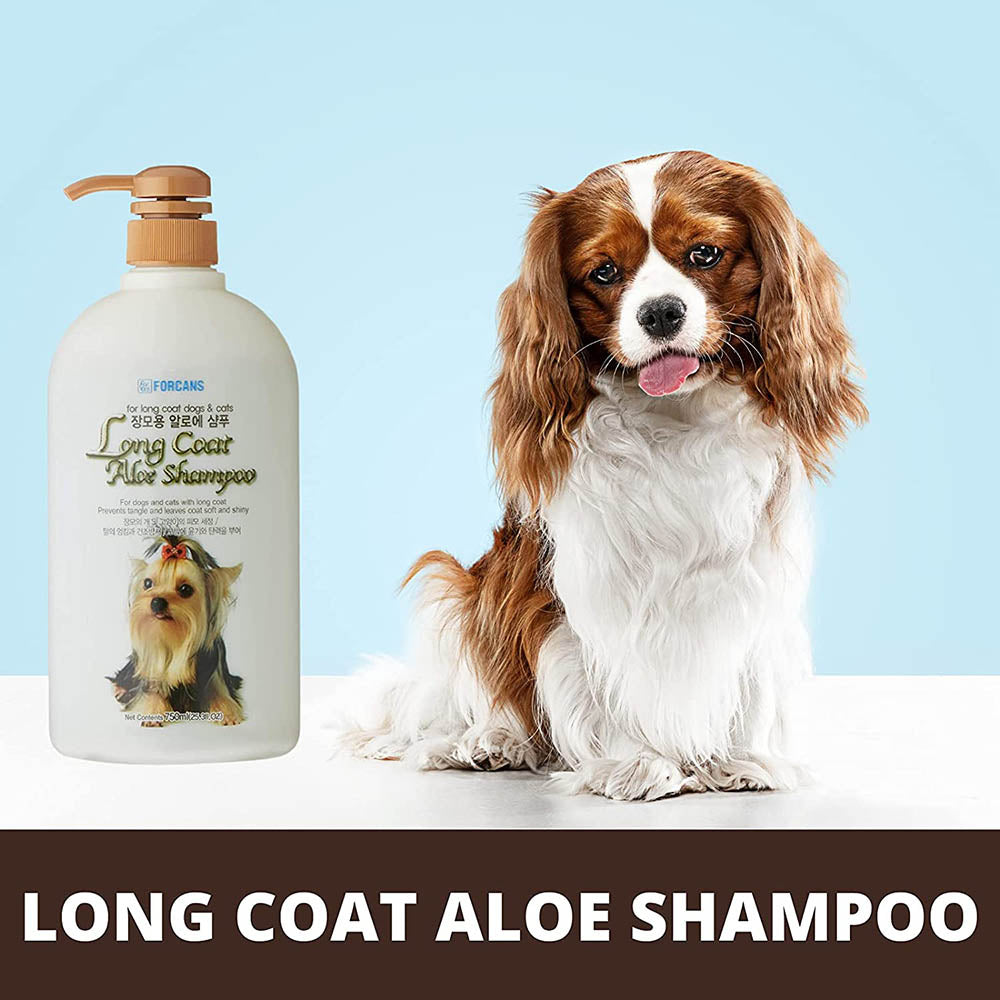 Forcans Long Coat Aloe Dog Shampoo - Heads Up For Tails