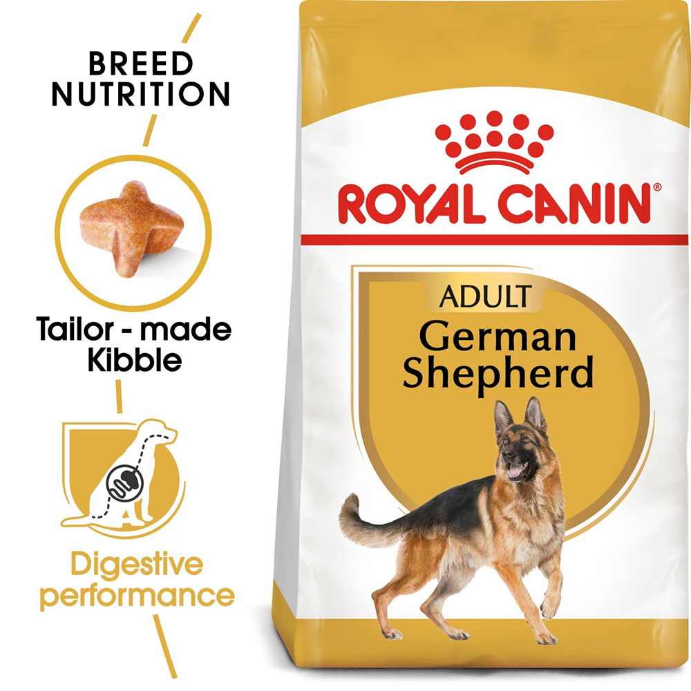 Royal Canin German Shepherd Adult Dry Dog Food - Heads Up For Tails