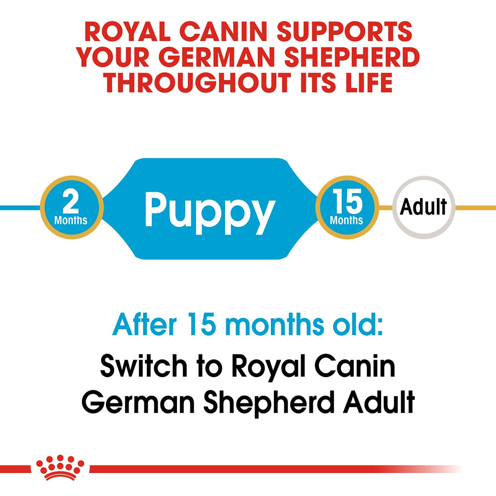 Royal Canin German Shepherd Junior Dry Puppy Food - Heads Up For Tails