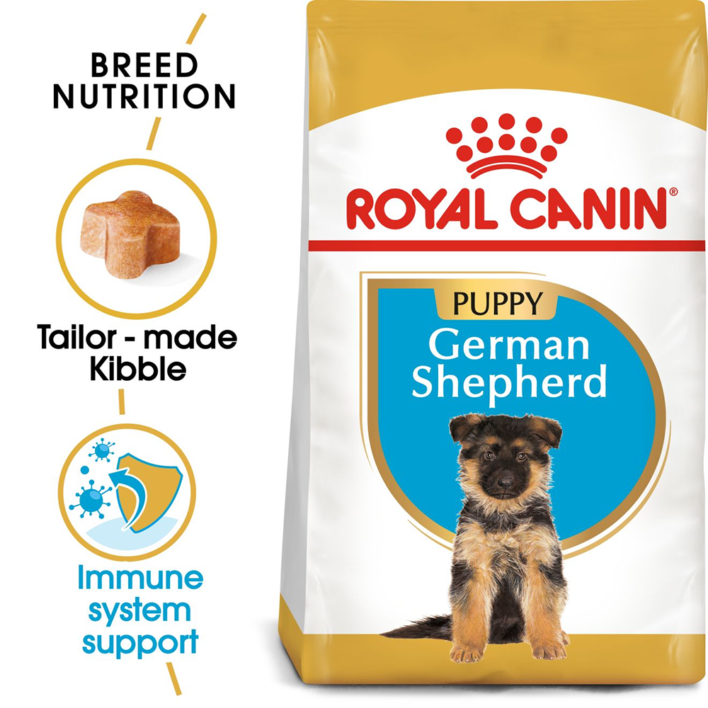 Royal Canin German Shepherd Junior Dry Puppy Food - Heads Up For Tails