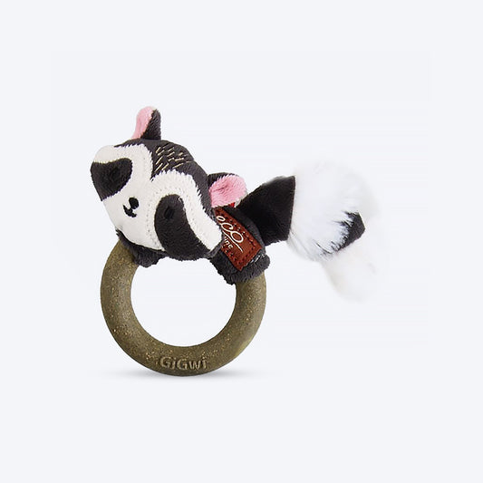 GiGwi Raccoon Catch And Scratch Ecoline With Silvervine Ring Cat Toy - Heads Up For Tails