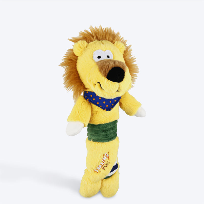GiGwi Lion Dog Plush Toy With Squeaker Inside - Heads Up For Tails