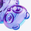 GiGwi Push To Mute Dog Chew Toy - Owl (Transparent) - Blue/Purple - Heads Up For Tails
