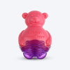 GiGwi Suppa Puppa Dog Toy - Bear - Pink/Purple - Heads Up For Tails