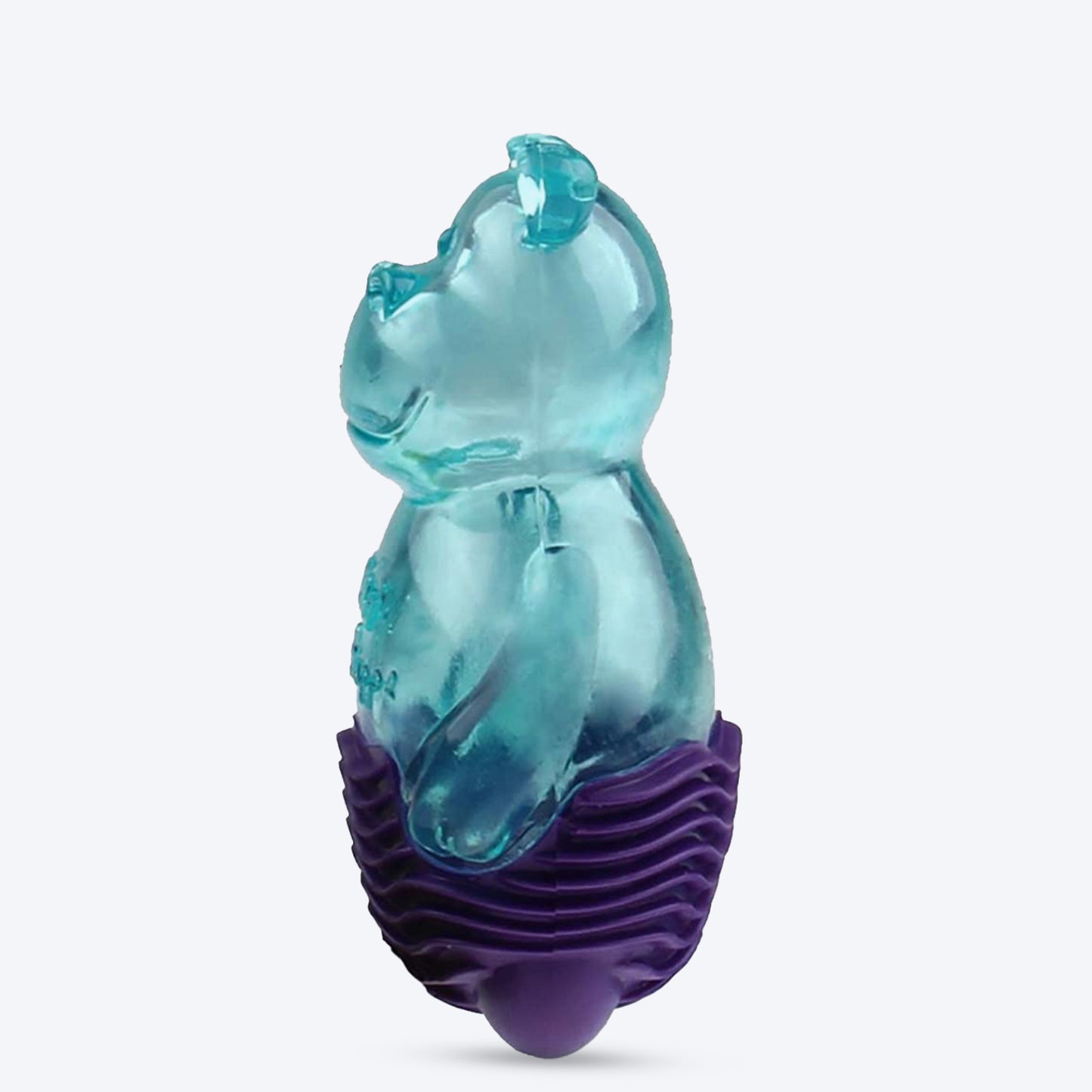 GiGwi Suppa Puppa Dog Toy - Hippo - Blue/Purple - Heads Up For Tails