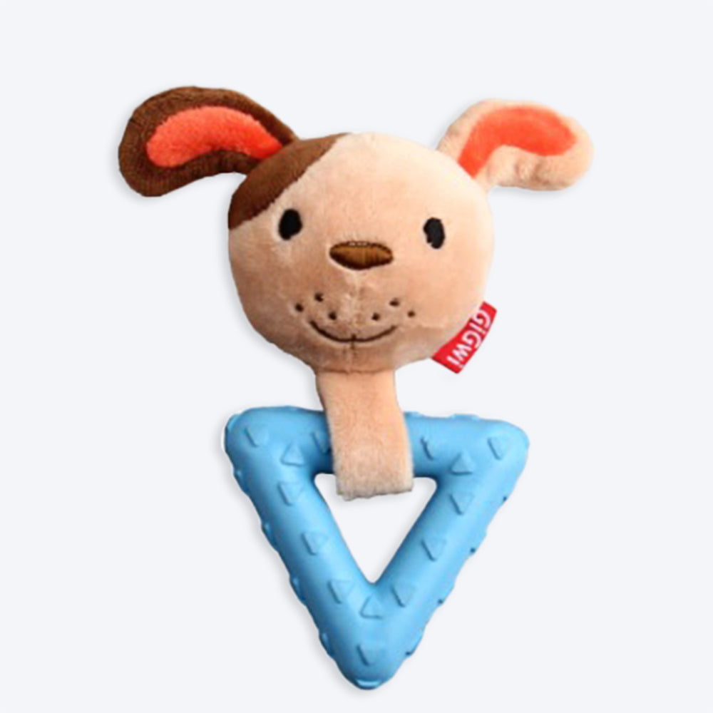 GiGwi Suppa Puppa Dog Toy With Squeaker Inside - S - Heads Up For Tails