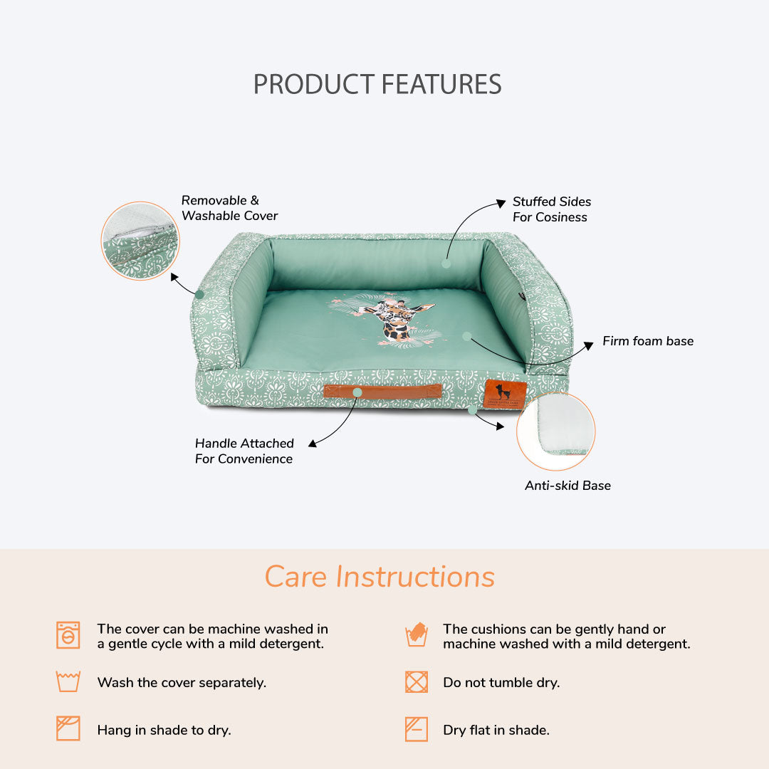 HUFT Jungle Collection Towering Grace Sofa Dog Bed3