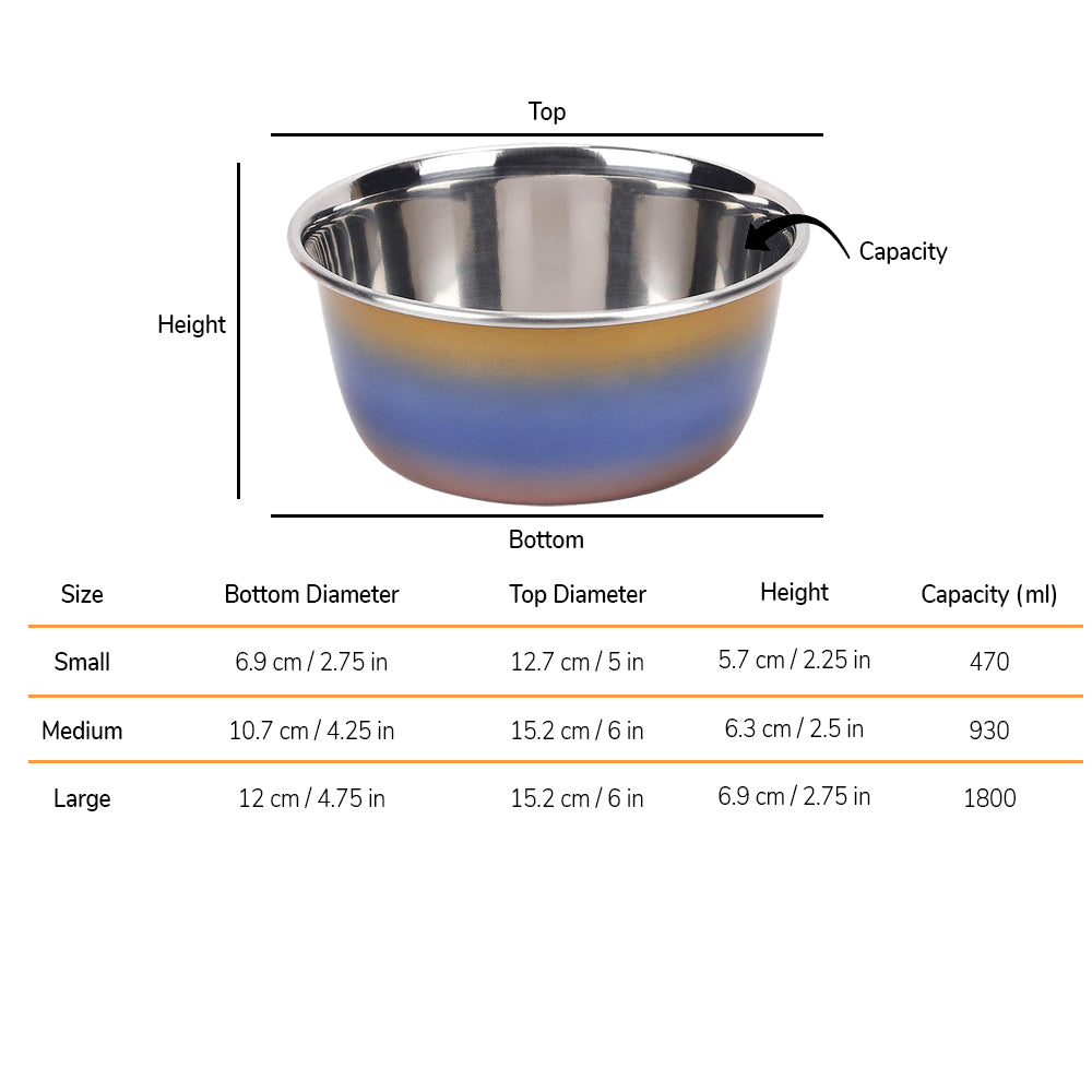 HUFT Pride Steel Dog Bowl - Heads Up For Tails