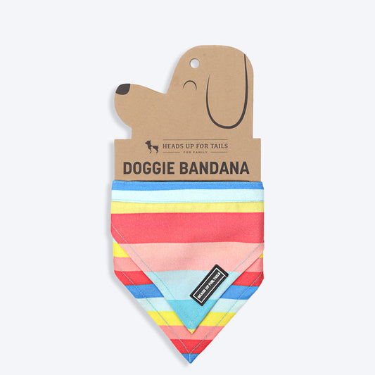 HUFT Rainbow Popsicle Dog Bandana - Heads Up For Tails
