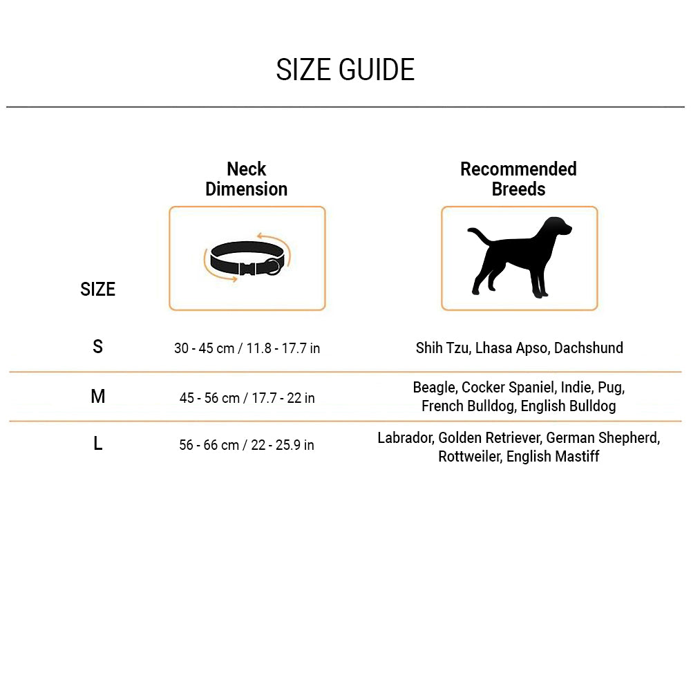 HUFT The Indian Collective Pankti Dog Collar - Indigo - Heads Up For Tails