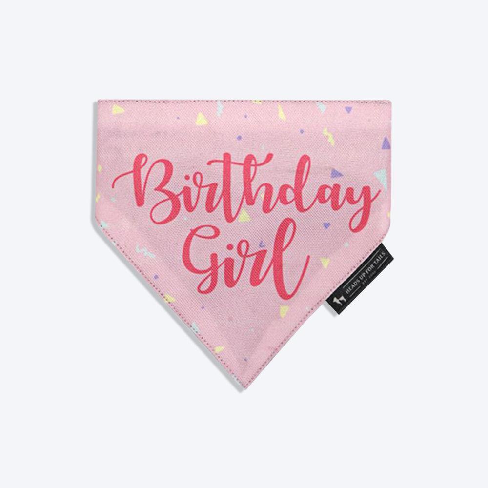 HUFT Birthday Girl Dog Bandana - Heads Up For Tails