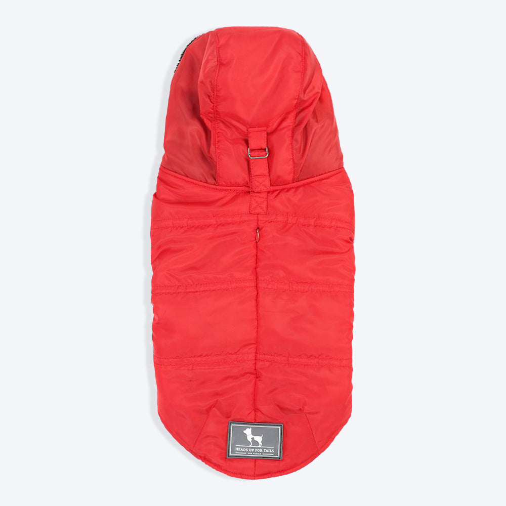 HUFT Bomber Hoodies Dog Jacket - Red4