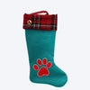 HUFT Christmas Stocking - Green - Heads Up For Tails