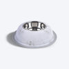 HUFT Marble Finish Steel Dog & Cat Bowl - Heads Up For Tails