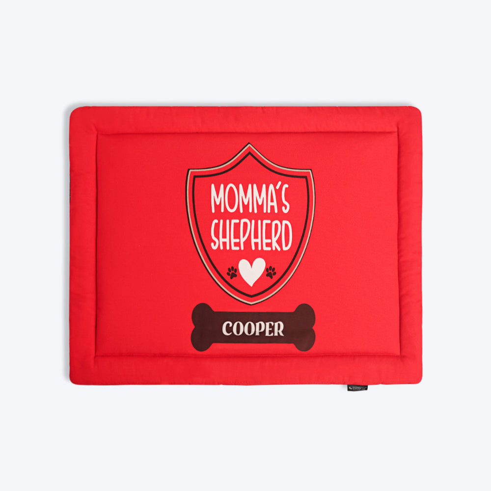 HUFT Personalised Mommas Shepherd Dog Mat - Heads Up For Tails