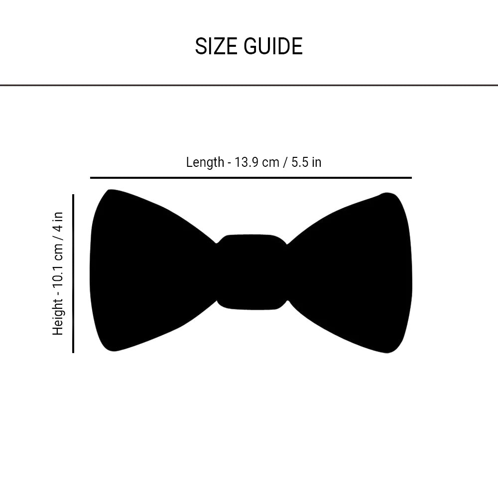 HUFT Personalised Monogrammed Bow Tie for Dogs - Violet-7