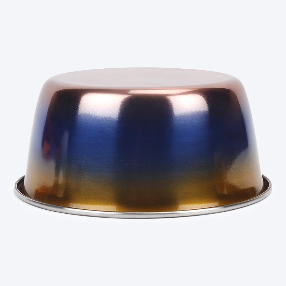 HUFT Pride Steel Dog Bowl - Heads Up For Tails