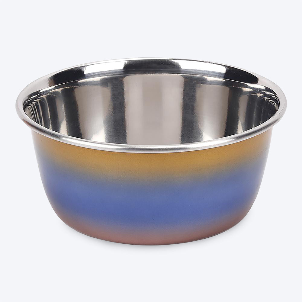 HUFT Pride Steel Dog Bowl - Heads Up For Tails