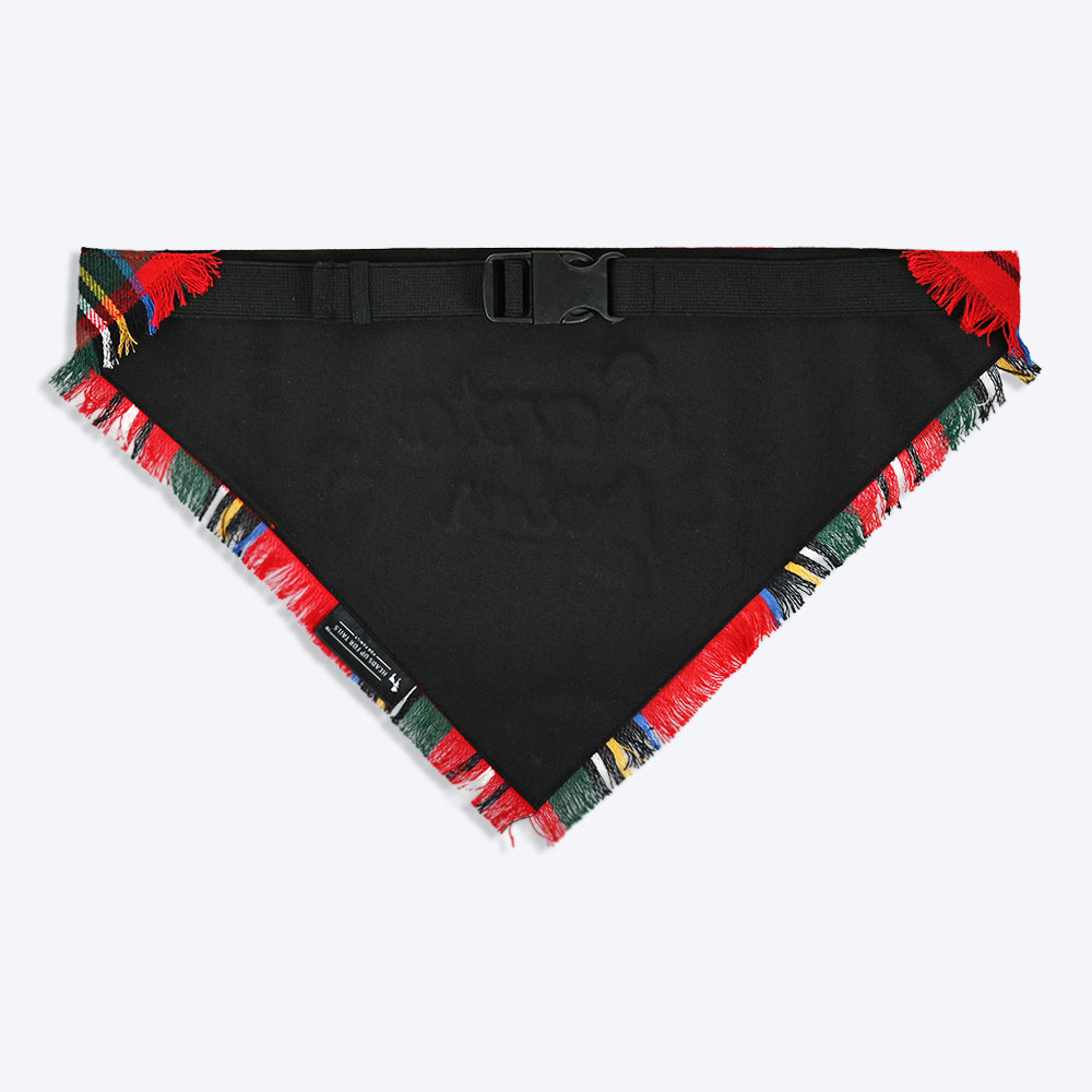 HUFT Santa Paws In Town Dog Bandana (Red and Green) - Heads Up For Tails