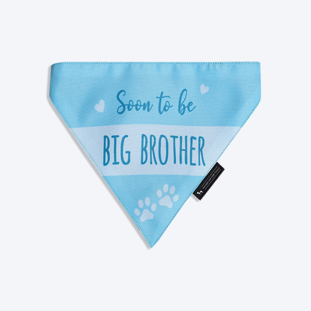 HUFT Soon To Be Big Brother Dog Bandana - Heads Up For Tails