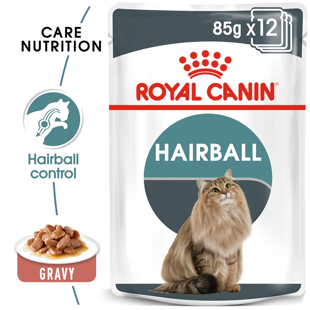 Royal Canin Hairball Care Wet Cat Food - 85 g packs - Heads Up For Tails