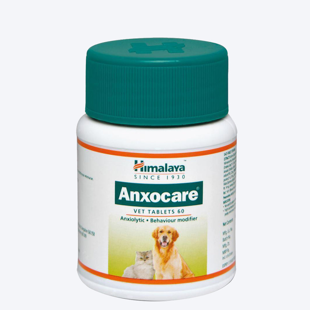 Himalaya Anxocare Vet Tablets For Dogs Cats 60 Tabs