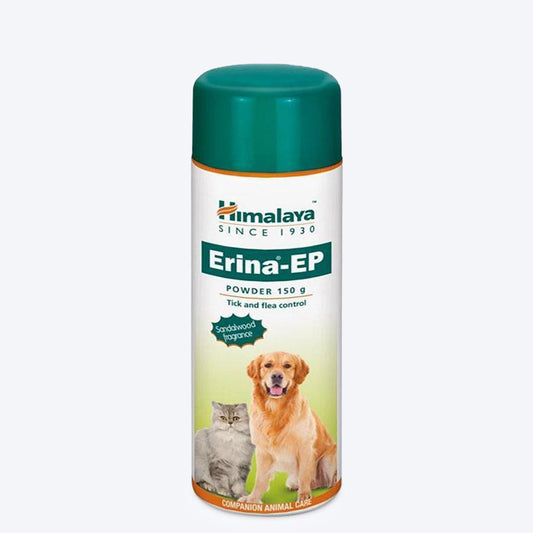 Himalaya Erina EP Tick & Flea Dog Powder - 150 g - Heads Up For Tails