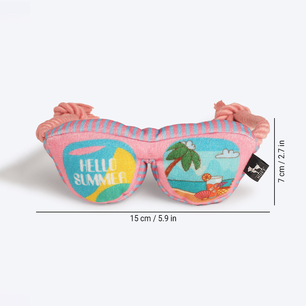 HUFT Sunglasses Cuddle Dog Toy-5