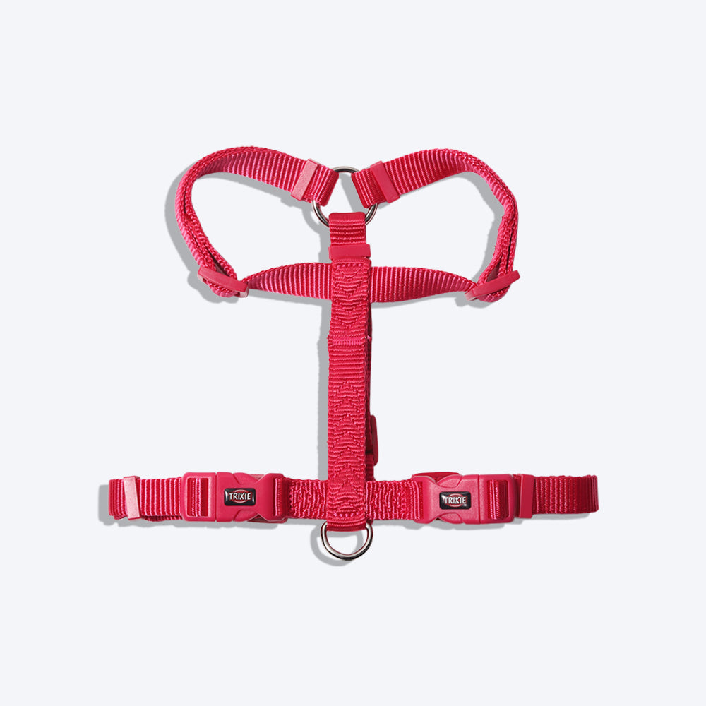 Trixie Premium Dog H-Harness - Coral - Heads Up For Tails