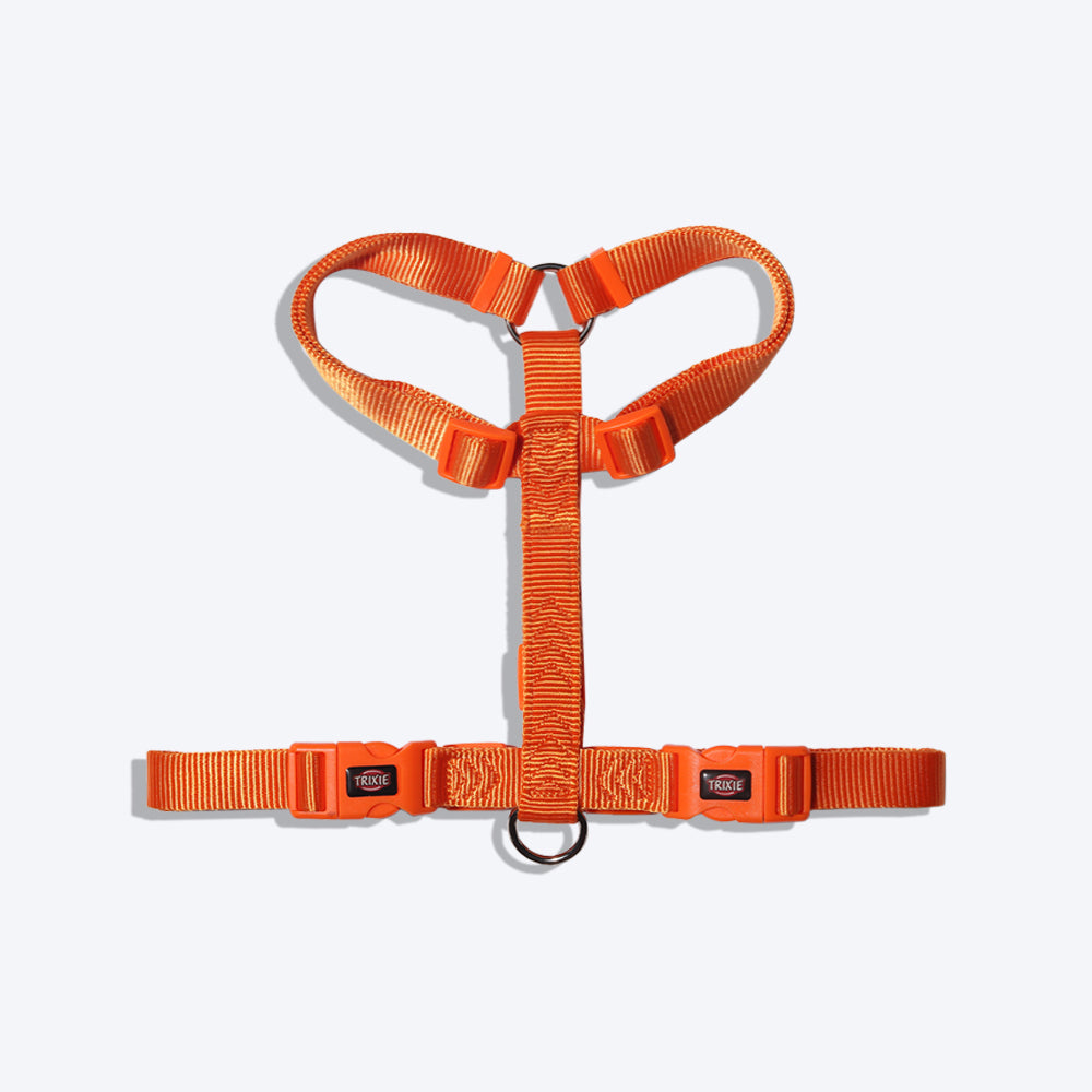Trixie Premium Dog H-Harness - Papaya - Heads Up For Tails